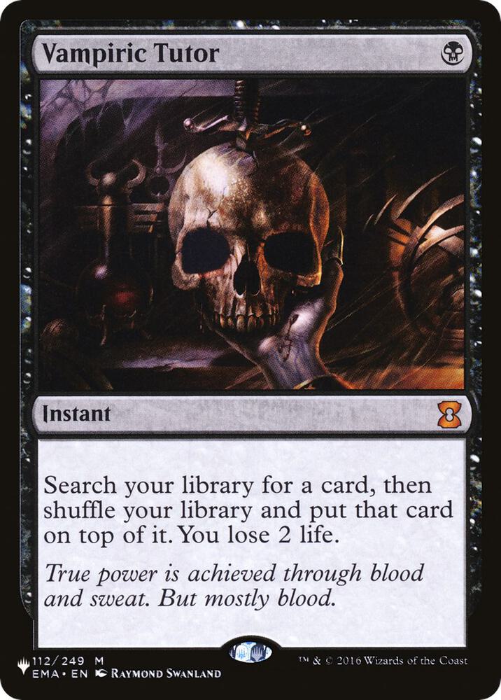 Vampiric Tutor [The List Reprints] 112/249
