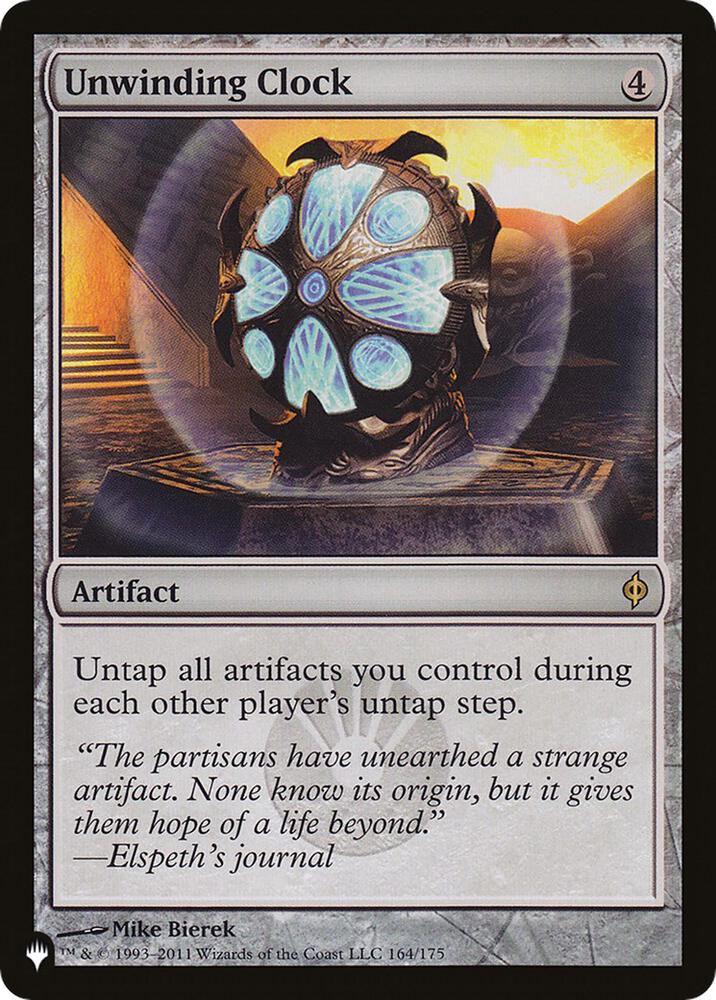 Unwinding Clock [The List Reprints] 164/175