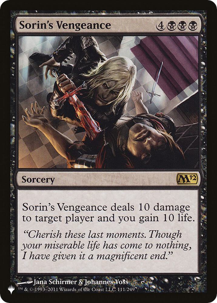 Sorin's Vengeance [The List Reprints] 111/249