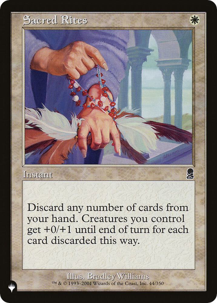Sacred Rites [The List Reprints] 44/350