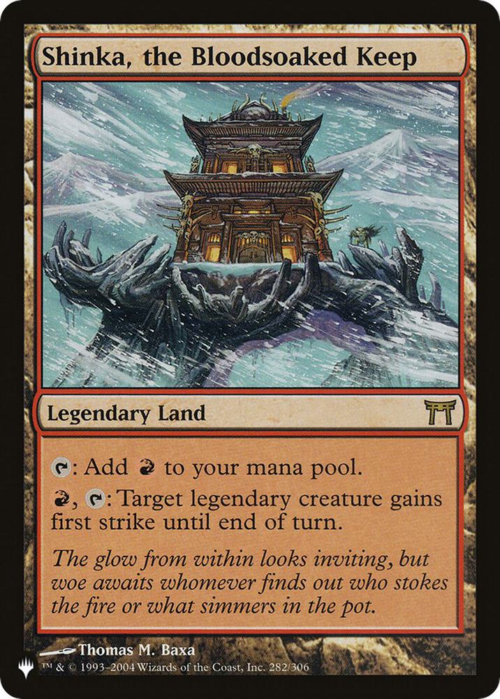 Shinka, the Bloodsoaked Keep [The List Reprints] 282/306