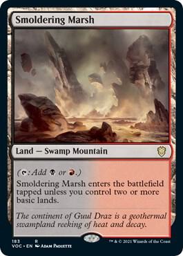 Smoldering Marsh [Commander: Innistrad: Crimson Vow] 183