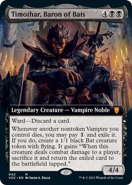 Timothar, Baron of Bats (Extended Art) [Commander: Innistrad: Crimson Vow] 42