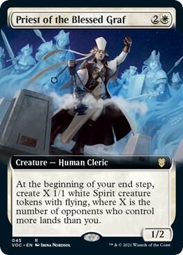 Priest of the Blessed Graf (Extended Art) [Commander: Innistrad: Crimson Vow] 45