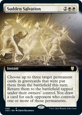Sudden Salvation (Extended Art) [Commander: Innistrad: Crimson Vow] 48