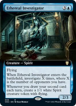 Ethereal Investigator (Extended Art) [Commander: Innistrad: Crimson Vow] 50