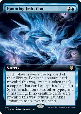Haunting Imitation (Extended Art) [Commander: Innistrad: Crimson Vow] 51