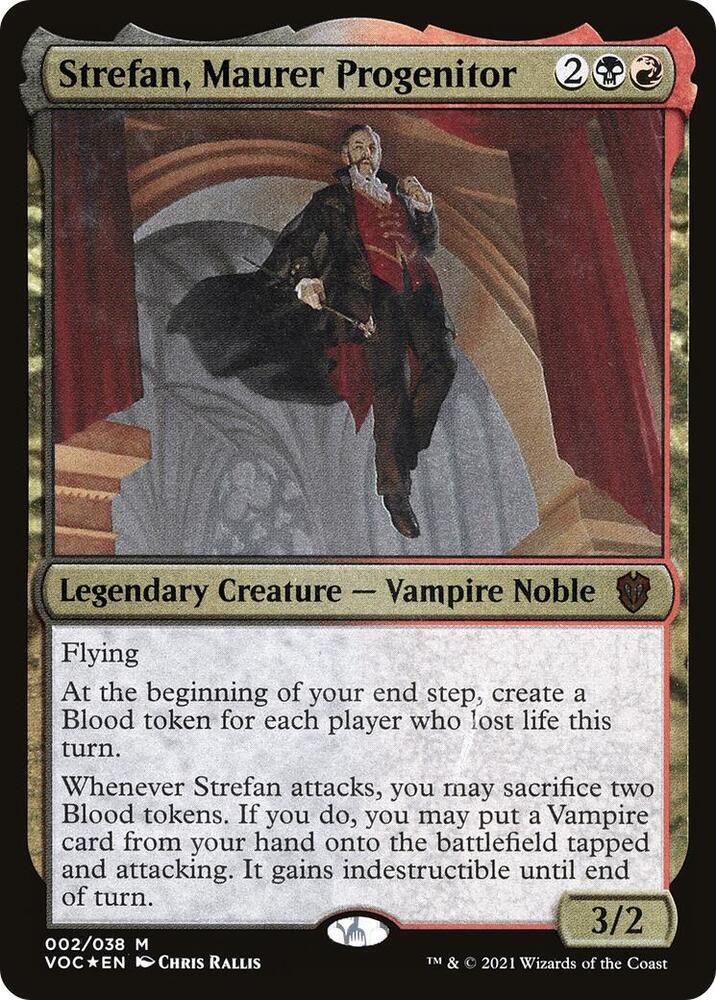 Strefan, Maurer Progenitor (Display Commander) - Thick Stock [Commander: Innistrad: Crimson Vow] 2