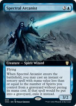 Spectral Arcanist (Extended Art) [Commander: Innistrad: Crimson Vow] 53