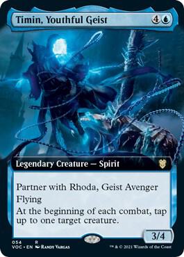 Timin, Youthful Geist (Extended Art) [Commander: Innistrad: Crimson Vow] 54