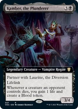 Kamber, the Plunderer (Extended Art) [Commander: Innistrad: Crimson Vow] 57