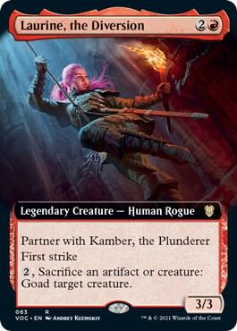 Laurine, the Diversion (Extended Art) [Commander: Innistrad: Crimson Vow] 63