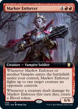 Markov Enforcer (Extended Art) [Commander: Innistrad: Crimson Vow] 64