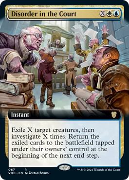 Disorder in the Court (Extended Art) [Commander: Innistrad: Crimson Vow] 67