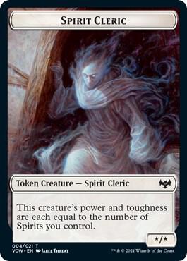 Spirit Cleric Token [Innistrad: Crimson Vow] 4