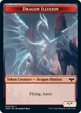 Dragon Illusion Token [Innistrad: Crimson Vow] 9