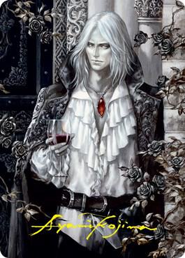 Sorin the Mirthless (2/81) Art Card (Gold-Stamped Signature) [Art Series: Innistrad: Crimson Vow] 2