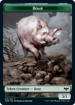 Boar Token [Innistrad: Crimson Vow] 12