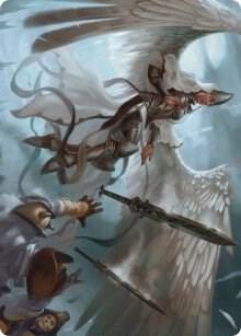 Angelic Quartermaster Art Card [Art Series: Innistrad: Crimson Vow] 5