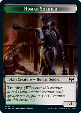 Human Soldier Token [Innistrad: Crimson Vow] 15