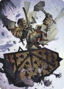 Estwald Shieldbasher Art Card [Art Series: Innistrad: Crimson Vow] 9