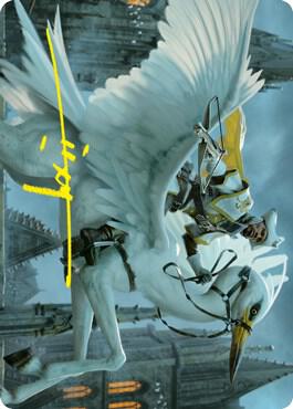 Gryff Rider Art Card (Gold-Stamped Signature) [Art Series: Innistrad: Crimson Vow] 10