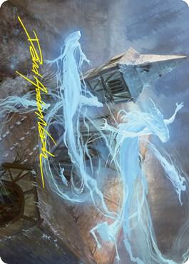 Hallowed Haunting Art Card (Gold-Stamped Signature) [Art Series: Innistrad: Crimson Vow] 12