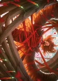Sigarda's Imprisonment Art Card [Art Series: Innistrad: Crimson Vow] 16