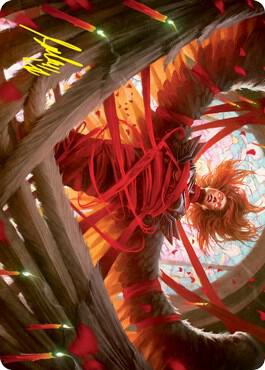 Sigarda's Imprisonment Art Card (Gold-Stamped Signature) [Art Series: Innistrad: Crimson Vow] 16