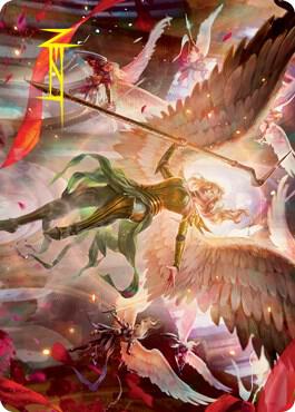 Sigarda's Summons Art Card (Gold-Stamped Signature) [Art Series: Innistrad: Crimson Vow] 17