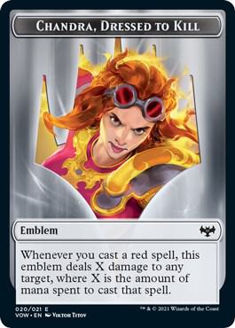 Emblem - Chandra, Dressed to Kill [Innistrad: Crimson Vow] 20