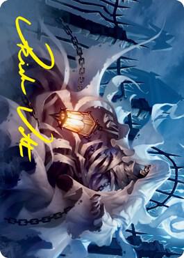 Cemetery Illuminator Art Card (Gold-Stamped Signature) [Art Series: Innistrad: Crimson Vow] 21