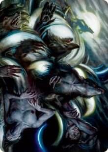 Lunar Rejection Art Card [Art Series: Innistrad: Crimson Vow] 23