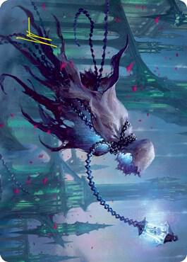 Wanderlight Spirit Art Card (Gold-Stamped Signature) [Art Series: Innistrad: Crimson Vow] 26