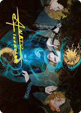 Witness the Future Art Card (Gold-Stamped Signature) [Art Series: Innistrad: Crimson Vow] 27