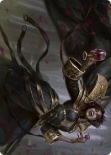 Bloodcrazed Socialite Art Card [Art Series: Innistrad: Crimson Vow] 28