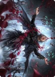 Bloodsoaked Reveler Art Card [Art Series: Innistrad: Crimson Vow] 29