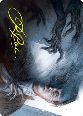 Dread Fugue Art Card (Gold-Stamped Signature) [Art Series: Innistrad: Crimson Vow] 31