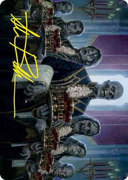 Dying to Serve Art Card (Gold-Stamped Signature) [Art Series: Innistrad: Crimson Vow] 32