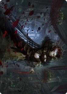 Falkenrath Forebear Art Card [Art Series: Innistrad: Crimson Vow] 33