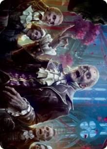 Undead Butler Art Card [Art Series: Innistrad: Crimson Vow] 37