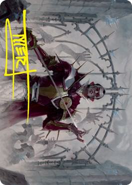 Cemetery Gatekeeper Art Card (Gold-Stamped Signature) [Art Series: Innistrad: Crimson Vow] 39
