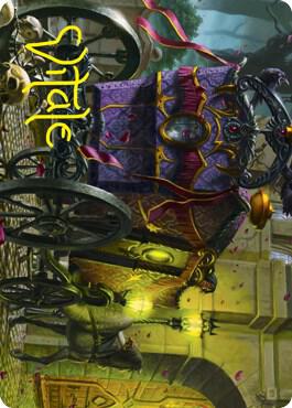 Honeymoon Hearse Art Card (Gold-Stamped Signature) [Art Series: Innistrad: Crimson Vow] 45