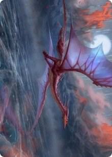 Manaform Hellkite Art Card [Art Series: Innistrad: Crimson Vow] 46