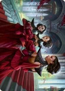 Olivia's Attendants Art Card [Art Series: Innistrad: Crimson Vow] 47