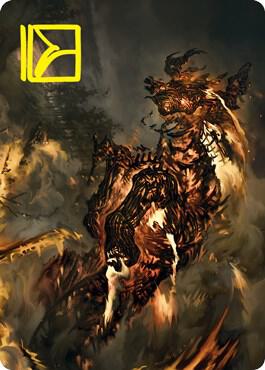 Pyre Spawn Art Card (Gold-Stamped Signature) [Art Series: Innistrad: Crimson Vow] 48