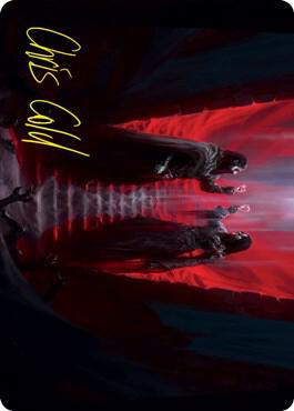Vampires' Vengeance Art Card (Gold-Stamped Signature) [Art Series: Innistrad: Crimson Vow] 49