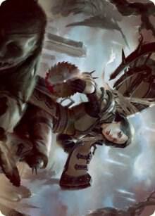 Sawblade Slinger Art Card [Art Series: Innistrad: Crimson Vow] 54
