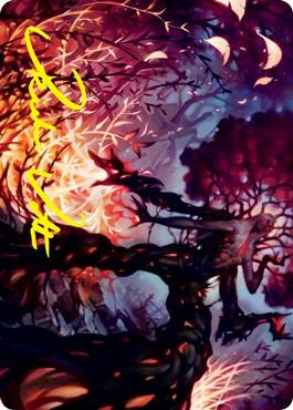 Splendid Reclamation Art Card (Gold-Stamped Signature) [Art Series: Innistrad: Crimson Vow] 55