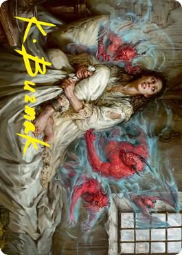 Eruth, Tormented Prophet Art Card (Gold-Stamped Signature) [Art Series: Innistrad: Crimson Vow] 61